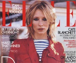 The cover of Elle magazine with the CAKE article