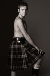 Ewan McGregor wearing a sexy kilt