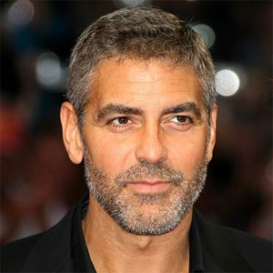 George Clooney with a beard
