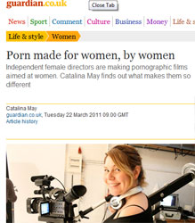 Article on women's porn at the Guardian