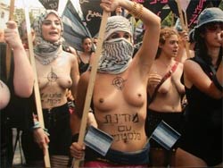 Israeli women protesting about sex. 