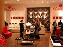 Mae B shop by Beate Uhse, well lit but smut free. 
