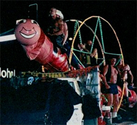 Mardi Gras Penis Float