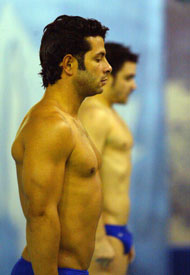 Arturo Miranda of Canada, a diver