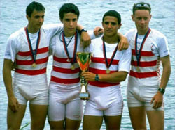 That enhanced photo of the rowing team in lycra