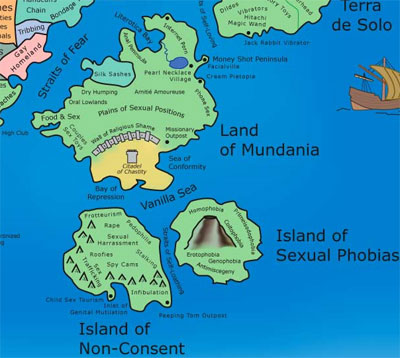 Sex map - vanilla depicted as mundane and repressed